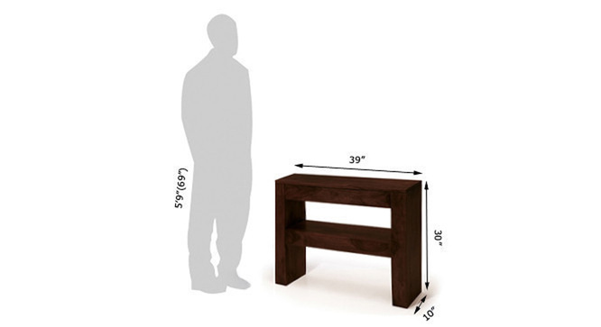 Millennium Console Table (Mahogany)